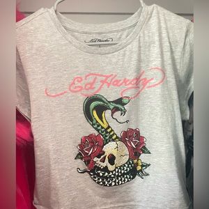ED Hardy crop top